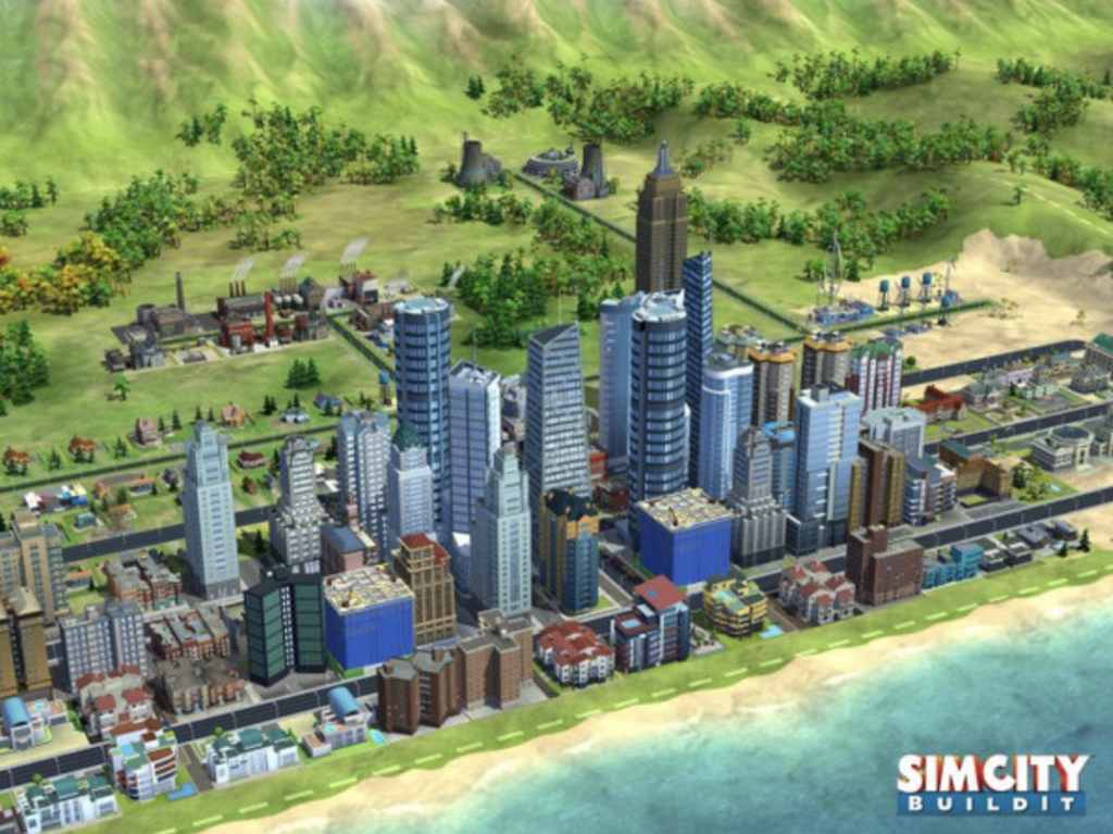 城市模拟游戏《SimCity Buildit》游戏画面