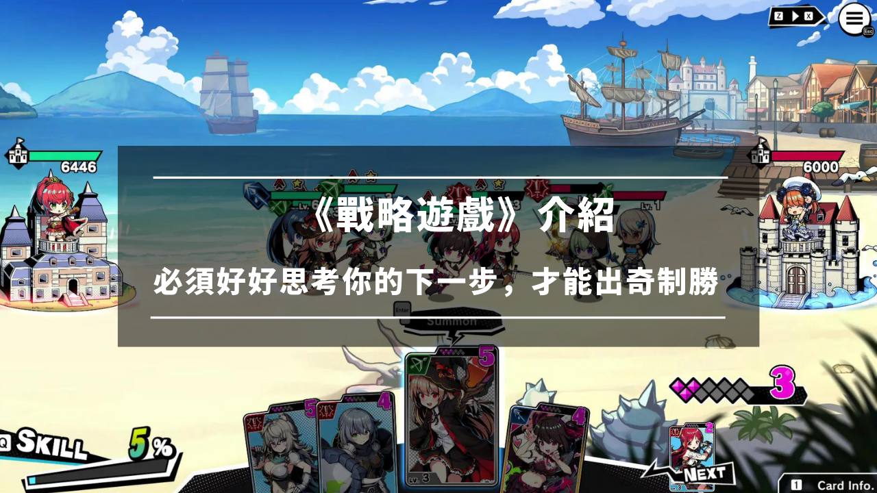 《战略游戏》介绍,必须好好思考你的下一步,才能出奇制胜